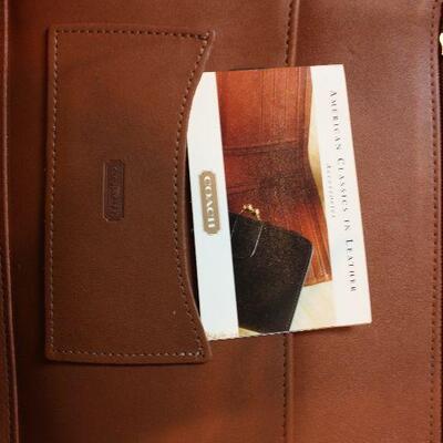 Coach zippered portfolio