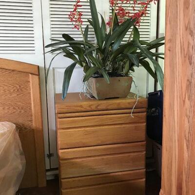 Queen Bed with (2) Side Tables, Dresser & Armoire
$200