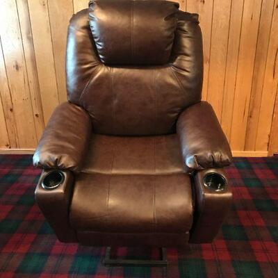 (2) Brown Leather Lift Recliners (Working)
38"x40"x43"
$150 Each 