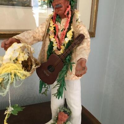"Taimani Baby Asleep" Big Island Doll