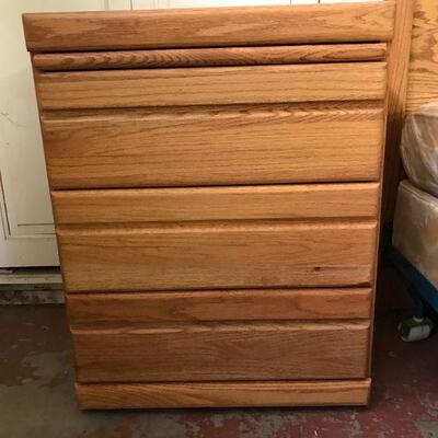 Queen Bed with (2) Side Tables, Dresser & Armoire
$200