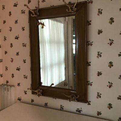 Mirror with (4) coat hooks
$40