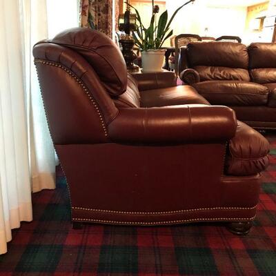 Hancock & Moore Red Leather Sofa Set
(3) Seater
85