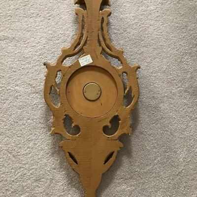 vintage humidity meter - carved wood with gold (Italy)
40