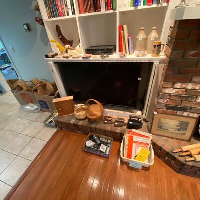 SONY TV and antique irons