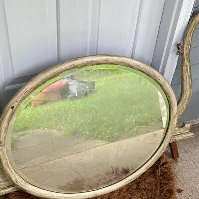 OLD MIRROR WITH FRAME