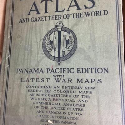 ATLAS WITH DETAILED MAPS 1914