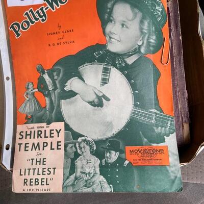 SHIRLEY TEMPLE SONG SHEET MUSIC