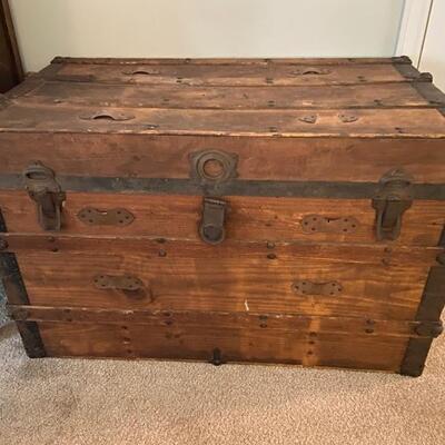 antique steamer trunk