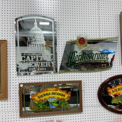 Branded Beer Mirrors | Sierra Nevada | Capital Brewery | Wernesgruner 