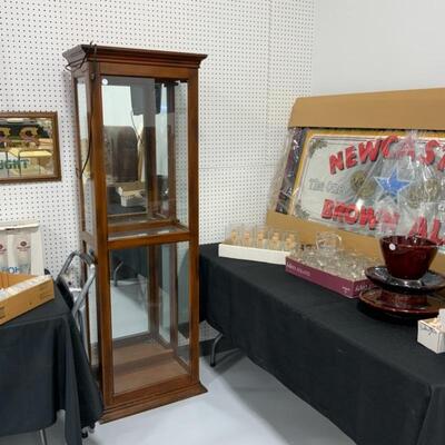 Lighted Tall Curio Cabinet