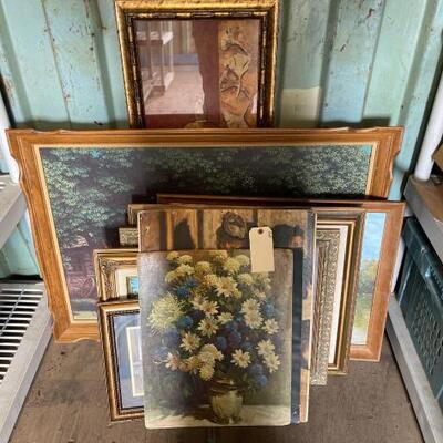 #3500 â€¢ Framed Art Pieces and More