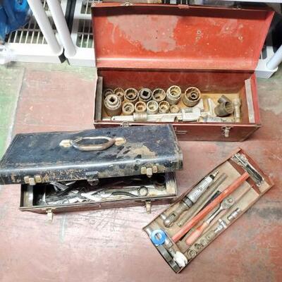 #6426 â€¢ Sears Best, Proto Tools Toolboxes With Assortment Of Tools
