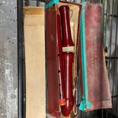 #5187 â€¢ Roessler Blockslote Scholar Flute