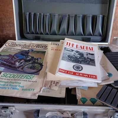 #8942 â€¢ Road Case And Motorcycle Magazines