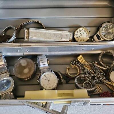 #5178 â€¢ Case with Watches, Watch Bands and More