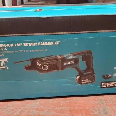#6432 â€¢ Makita 18V LXT Lithium-Ion 7/8" Rotary Hammer Kit