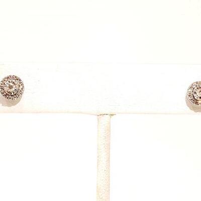 #1150 â€¢ 10k Gold Diamond Stud Earrings
