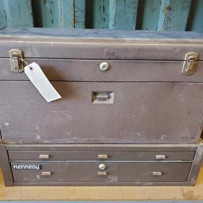 #3028 â€¢ 2 Tool Boxes Full Of Machine Tools