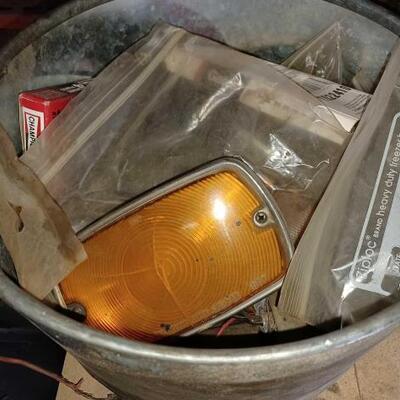 #8934 â€¢ Semi Trailer Door Latch And Vintage Chevy Parts
