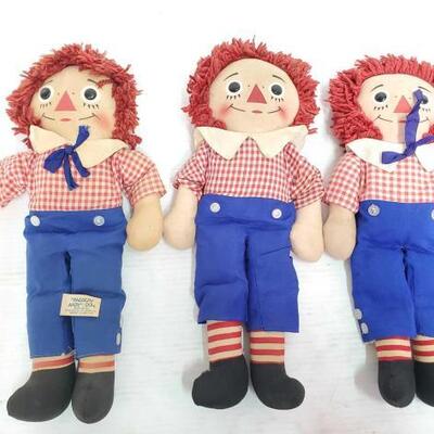 #2300 â€¢ 3 Rageddy Andy Dolls