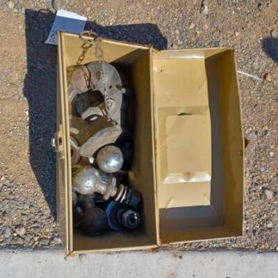 #81026 â€¢ Approximately 6 2" Ball Hitches And 1 5Â¾" Ball Hitch
