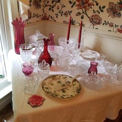 Assorted glassware & China, including Waterford