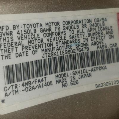 1995 Toyota Camry runs great with 250k miles. 