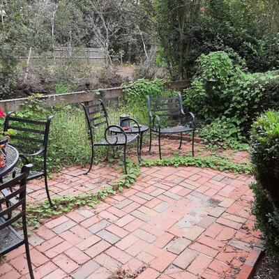 3 piece outdoor table and 2 chairs $75.00
