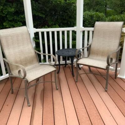 Outdoor patio chairs 