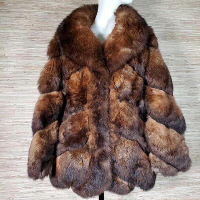 Vintage Fur Coat by Kakas, Believed to be Chinchilla