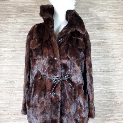 Vintage Brown Mink Fur Jackets by Kakas