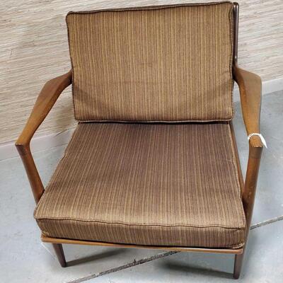 Danish Modern Mid Century Lounge Chair Ib Kofod-Larsen For Selig in Denmark, circa 1960s.