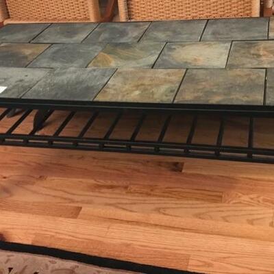 tile and metal coffee table $75
48 X 24 X 20