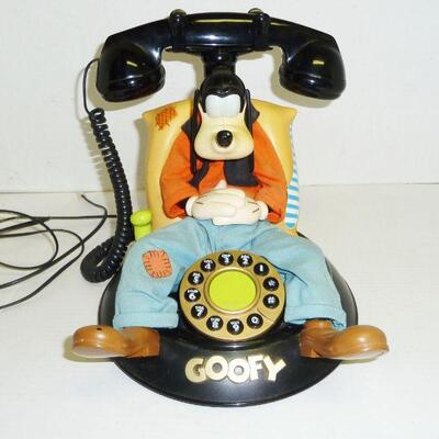 Goofy animated telephone