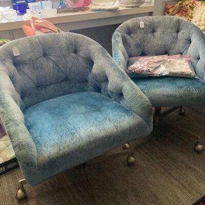 Mid Century swivel chairs