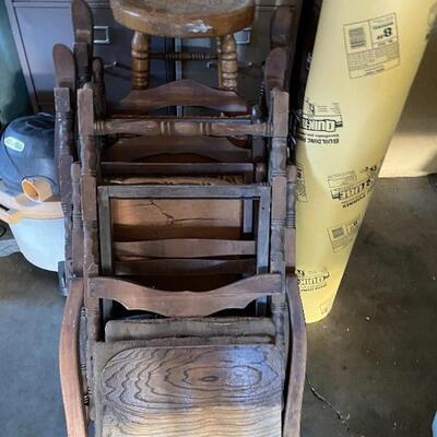 Antique turn of the century chairs