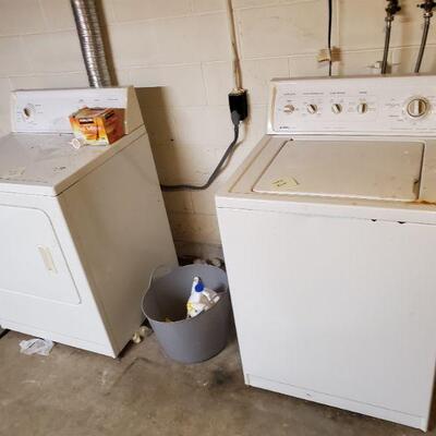 Washer and dryer both available for sale
