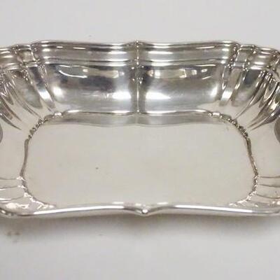 1050	GORHAM STERLING SILVER SERVING BOWL, 10 1/4 IN X 7 3/4 IN, 17.175 TOZ
