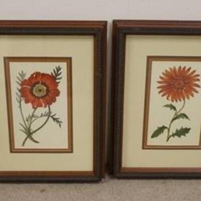 1240	SET OF 4 FLORAL PRINTS, PROFESSIONALL FRAMED & TRIPLE MATTED, 25 IN X 20 IN INCLUDING FRAMES
