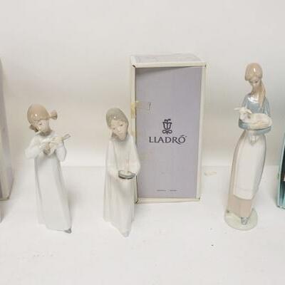 1294	4 PIECE GROUP OF LLADRO FIGURES, TALLEST IS 11 IN
