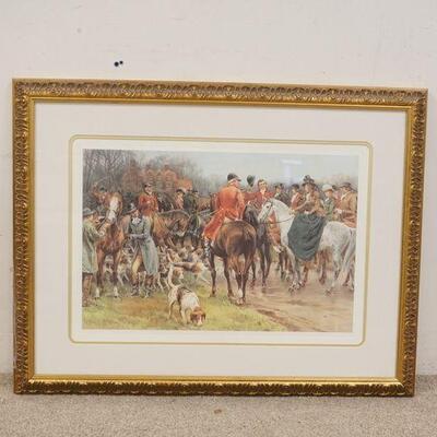1372	HUNT PRINT PROFESSIONALY FRAMED. 34 1/4 IN X 26 1/4 IN INCLUDING FRAME
