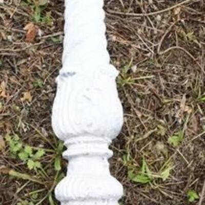 1209	CAST IRON HITCHING POST W/HORSE HEAD, 43 IN HIGH
