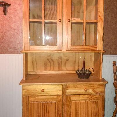 Wood Dining Cabinet/Hutch $90.00
77
