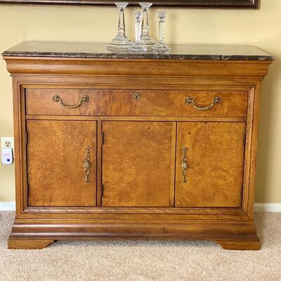 Thomasville Buffet/server with marble top 