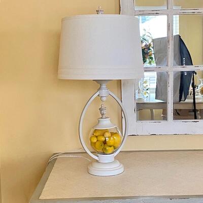 Fillable Lamp- you can remove the lemons and add your own decor,