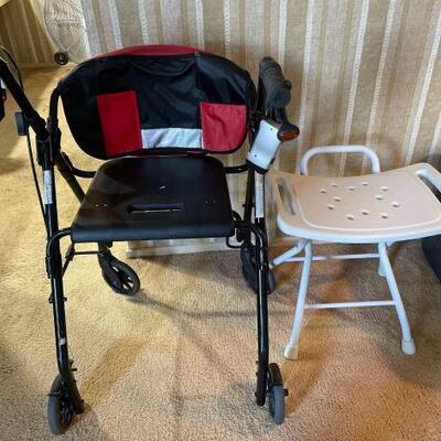#1916 â€¢ Walker and Shower Chair
