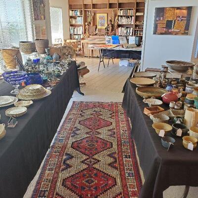 Hand knotted Persian runner