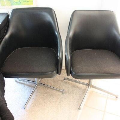 Vintage mid-century office swivel chairs