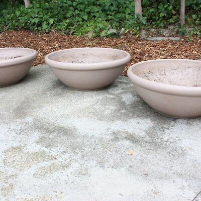 Vintage mid-century planters